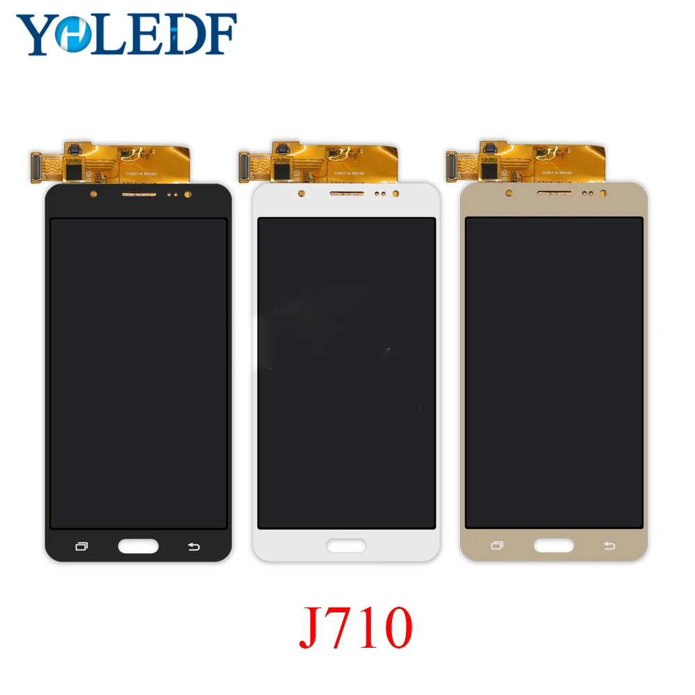 Запчасти для LCDs Samsung Galaxy J7 2016 j710 J710F J710M J710H J710FN ЖК дисплей дигитайзер сборка