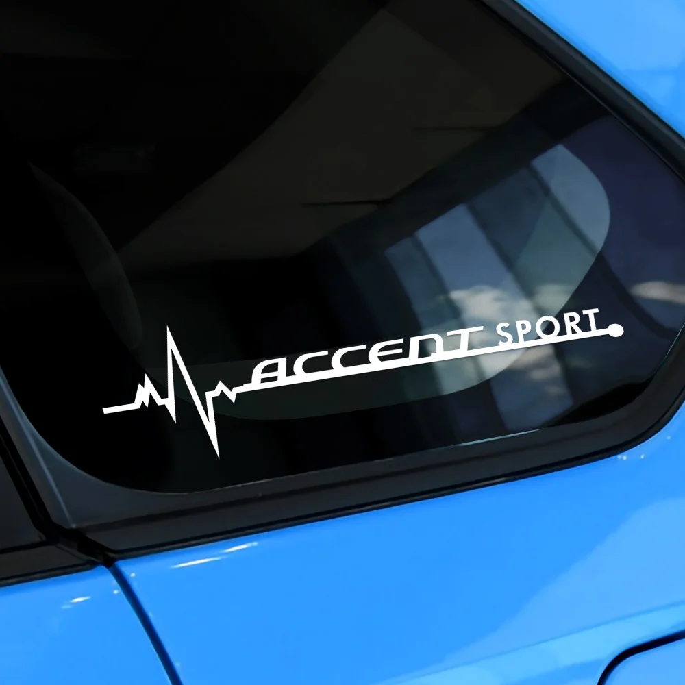 2 шт./компл. наклейка Стайлинг окна двери украшения аксессуары для hyundai Accent Elantra GDI