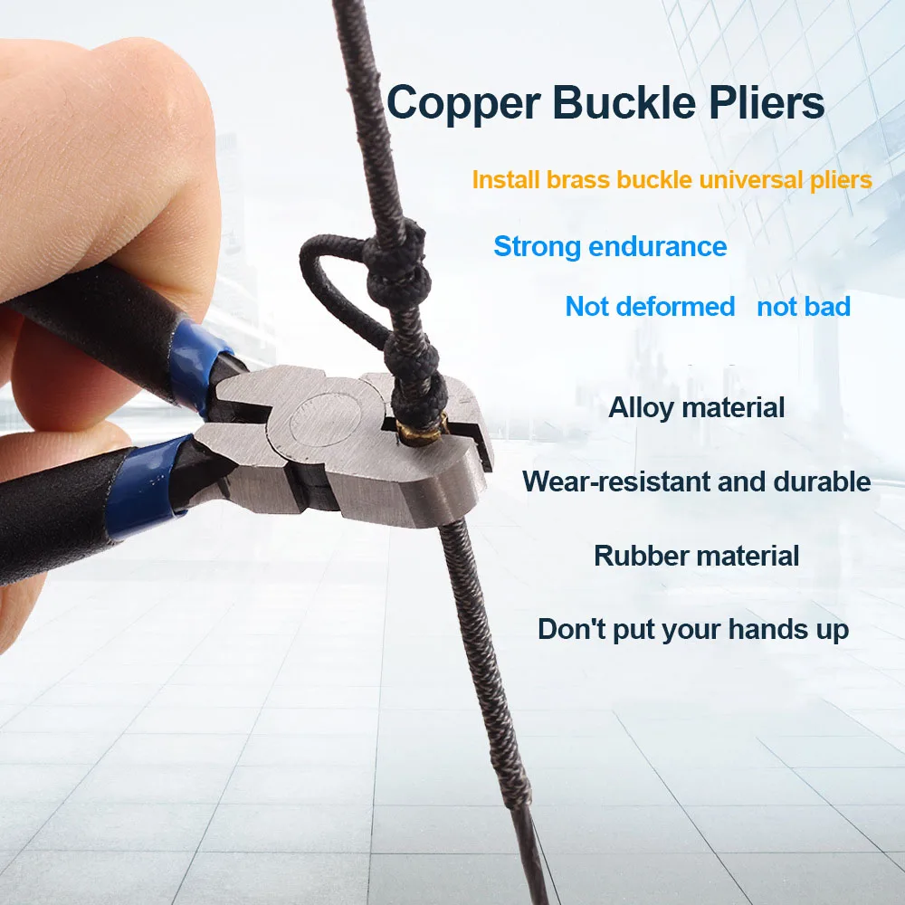 

Bow And Arrow Adjustment Copper Buckle Pliers Archery Shooting Equipment Compound Recurve Bow Installation Accessories