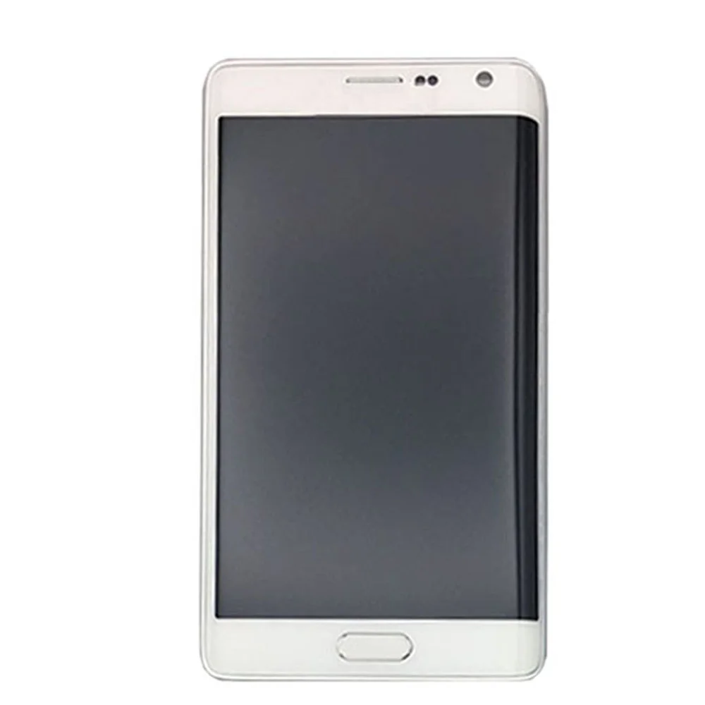 5 6 &quot100% оригинальный AMOLED ЖК-дисплей с рамкой для SAMSUNG Galaxy Note 4 Edge N915 N9150 N915F