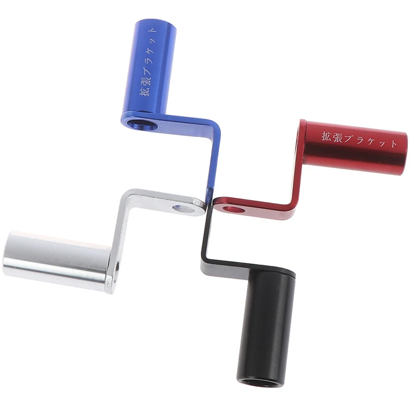 

Universal Motorcycle T6 aluminum alloy Rear View Mirrors Mount Extension Bracket Extender Phone Holder