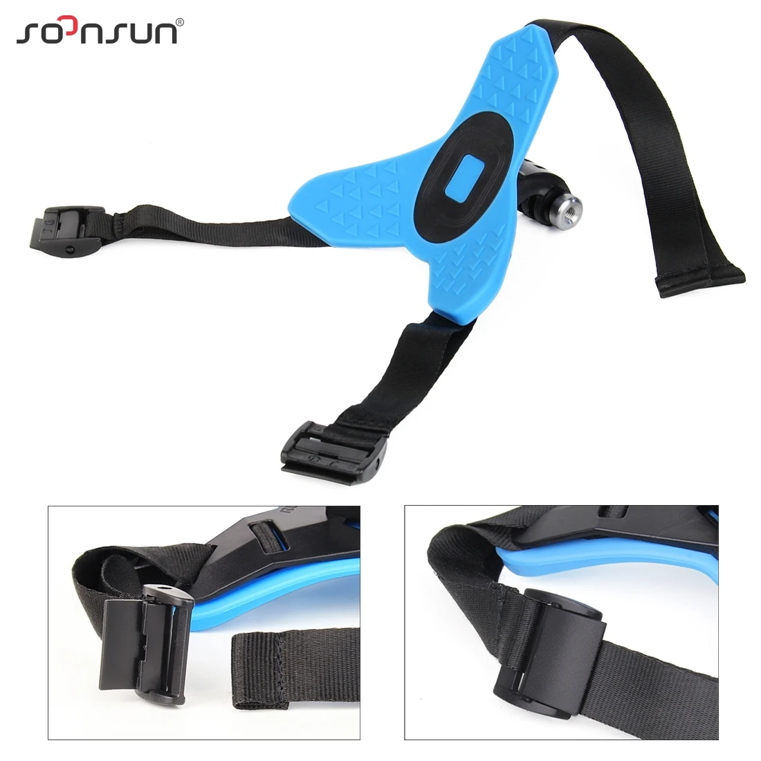 Держатель для мотоциклетного шлема SOONSUN фиксированный ремешок GoPro Hero 9 8 7 6 5 4 3 DJI Osmo