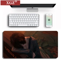 xgz anime sexy girl game big mouse pad non slip lock side table mat computer peripheral accessories wrist pad portable promotion