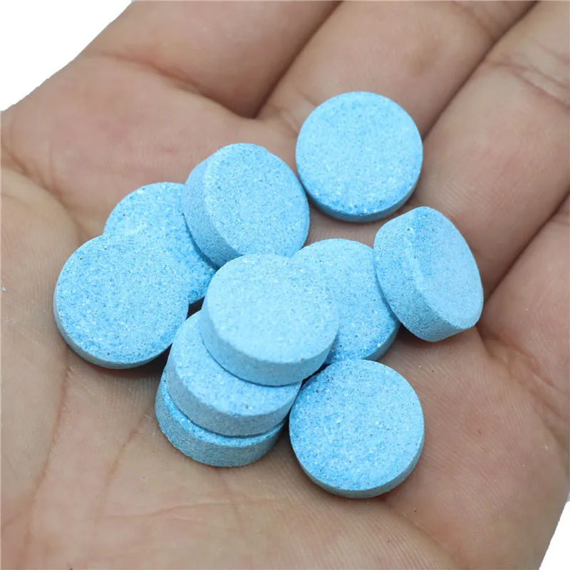 

10 Pcs New solid wiper fine effervescent tablet window cleaning car windshield glass desktop construction mirror mirror cleaner