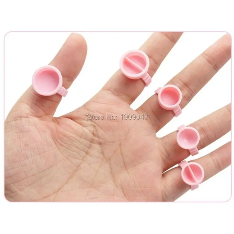 Кольцо с розовыми чернилами для татуировок держатель чернил перманентного