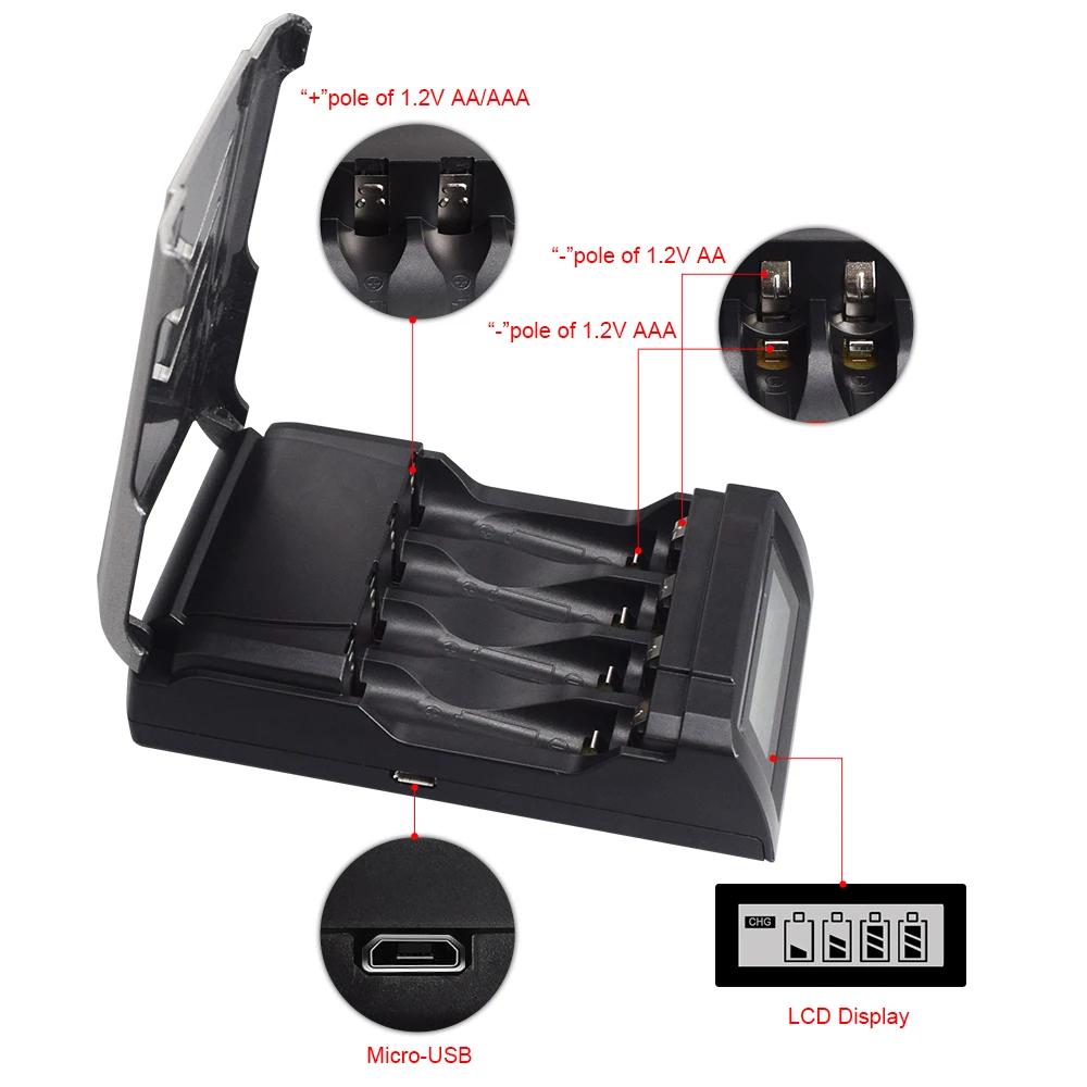 PALO 1 2 V AA батарея 3000mAh Ni MH аккумуляторные батареи для игрушечные камеры фонари