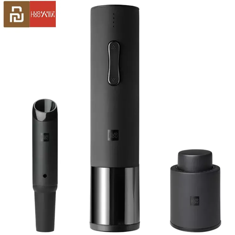 Huohou автоматический открывалка для бутылок красного вина колпачок Пробка Быстрый