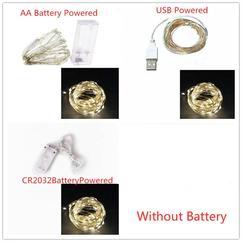 

10M LED Copper Wire String Lights Christmas Decorations for Tree Garland Fairy Lights Christmas Lights Navidad 2020 Kerst