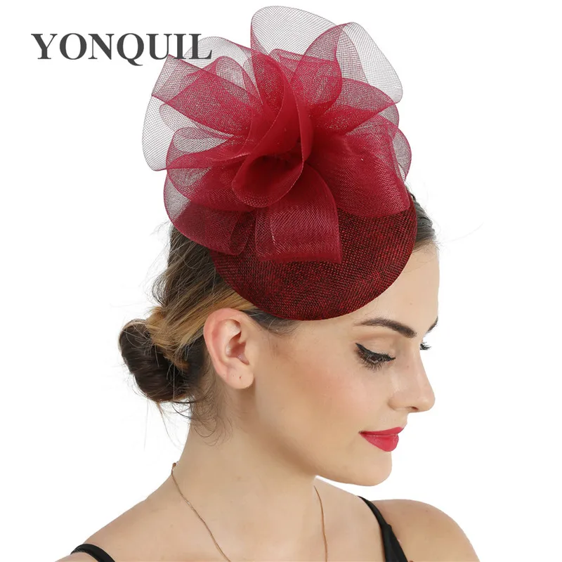 Женская Вуалетка для свадьбы зеленая шляпа вечеринки ужина коктейля гонки