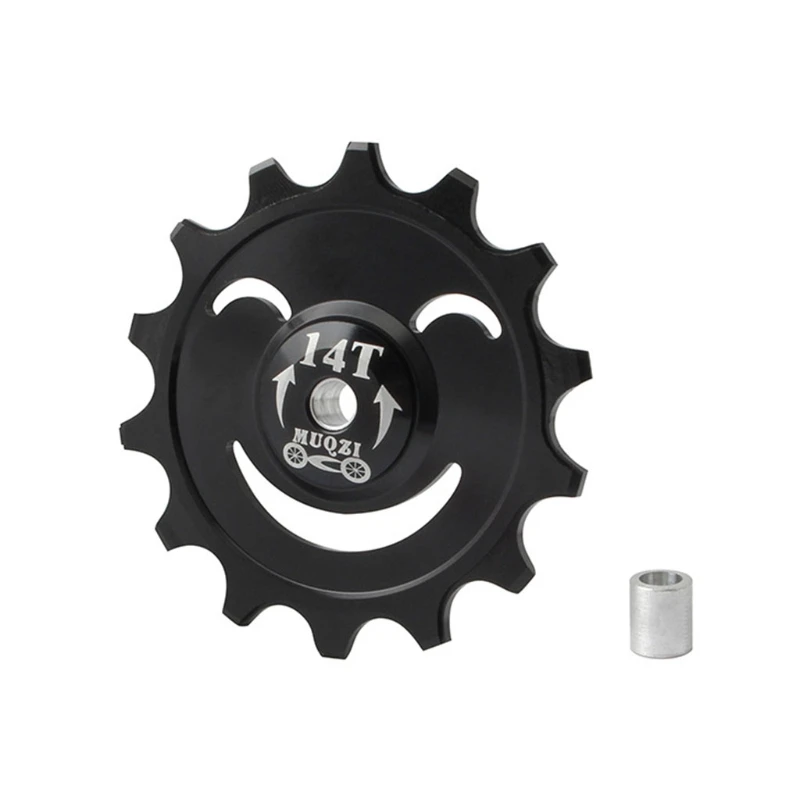 

Mountain Bike 12T/14T Positive Negative Rear Derailleur Pulley Bearing Wheel 62KF