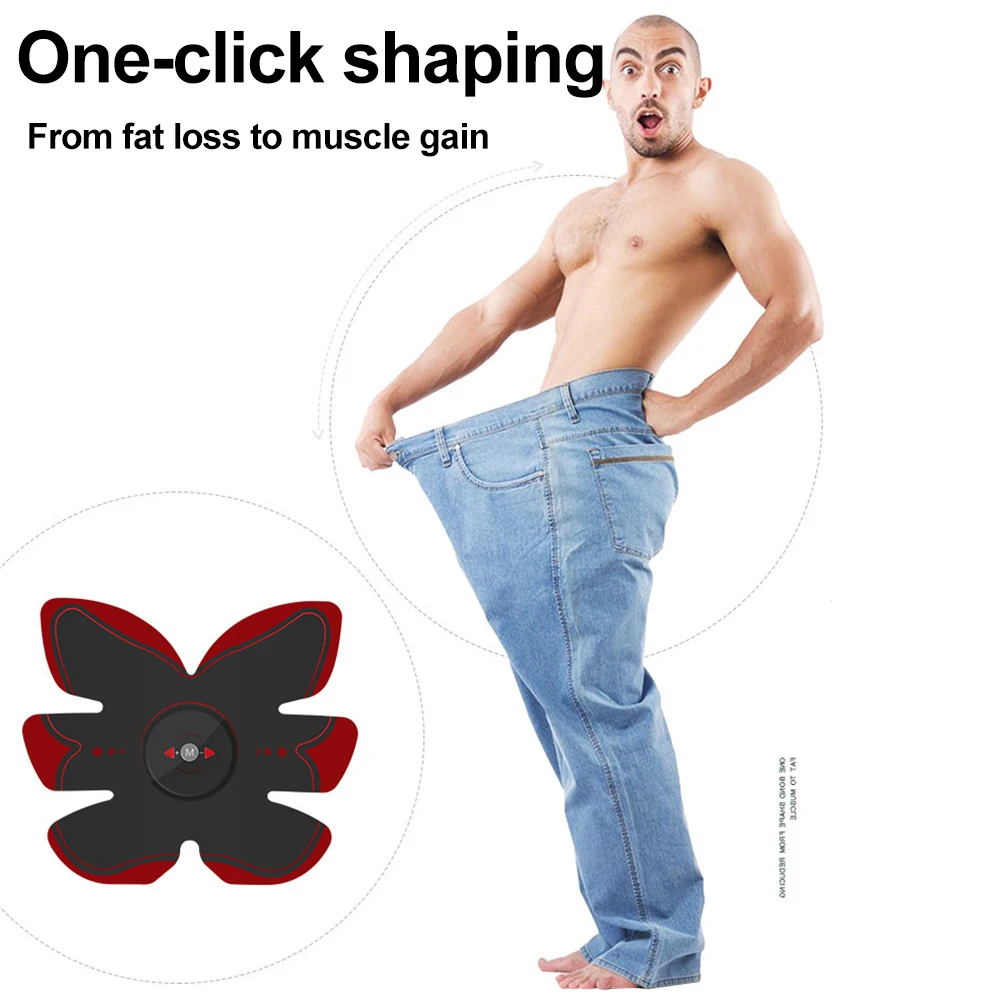 

Smart EMS Muscle Stimulator Indoor Muscle Body Shaping Fat Burning Massage Fitness Equipment Microelectric Pulse Abdomen Massage