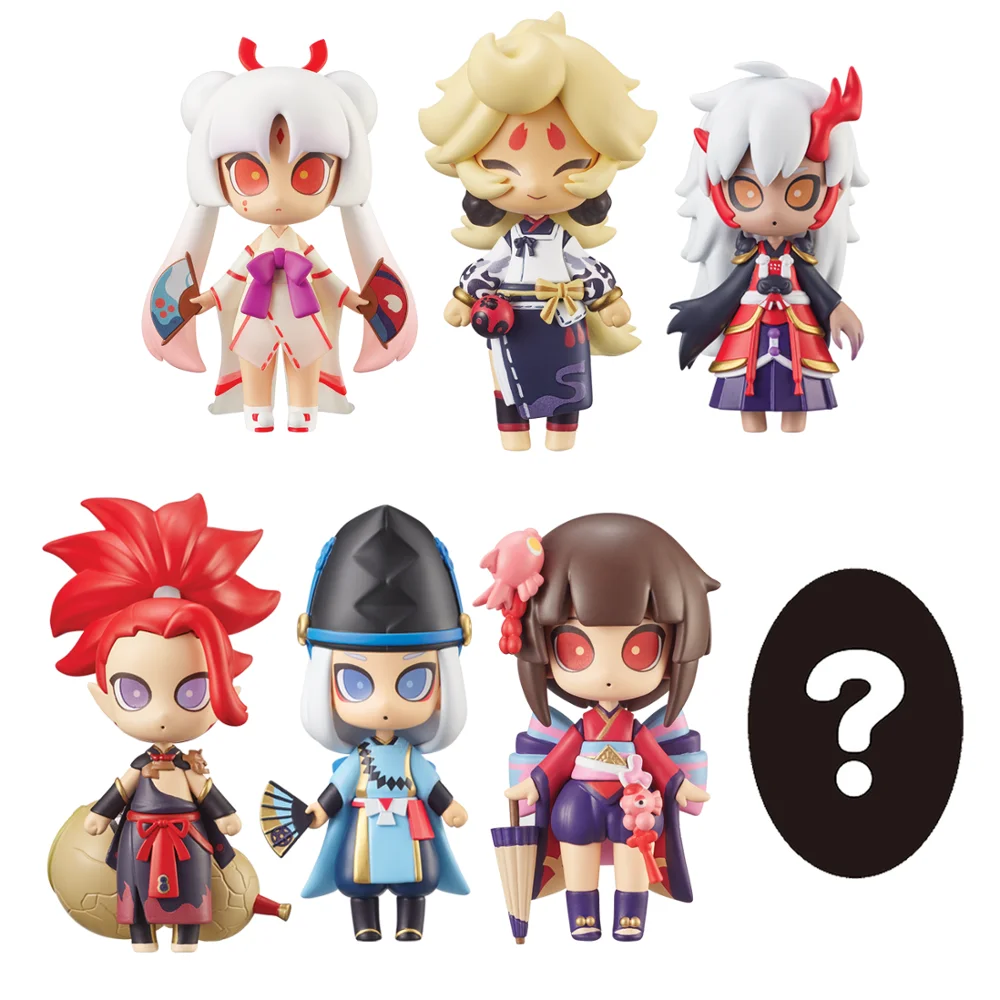 

Kawaii Toy authentic character Q version trend Kid Doll Christmas gift computer desktop decoration Blind Random Box