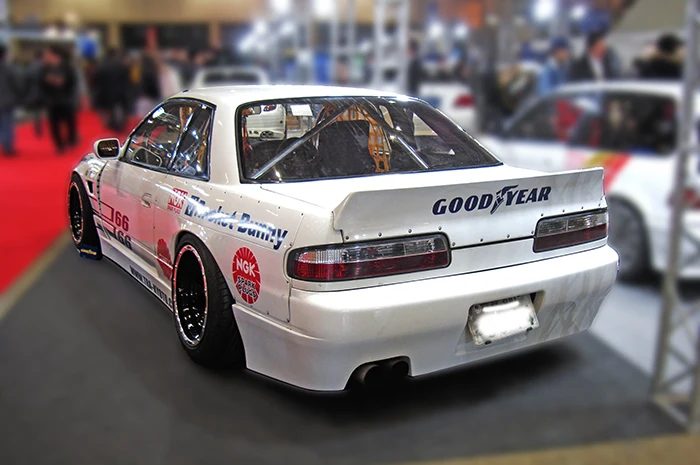 Стекловолоконный спойлер заднего багажника для Nissan S13 PS13 Silvia ROB Style крыла и