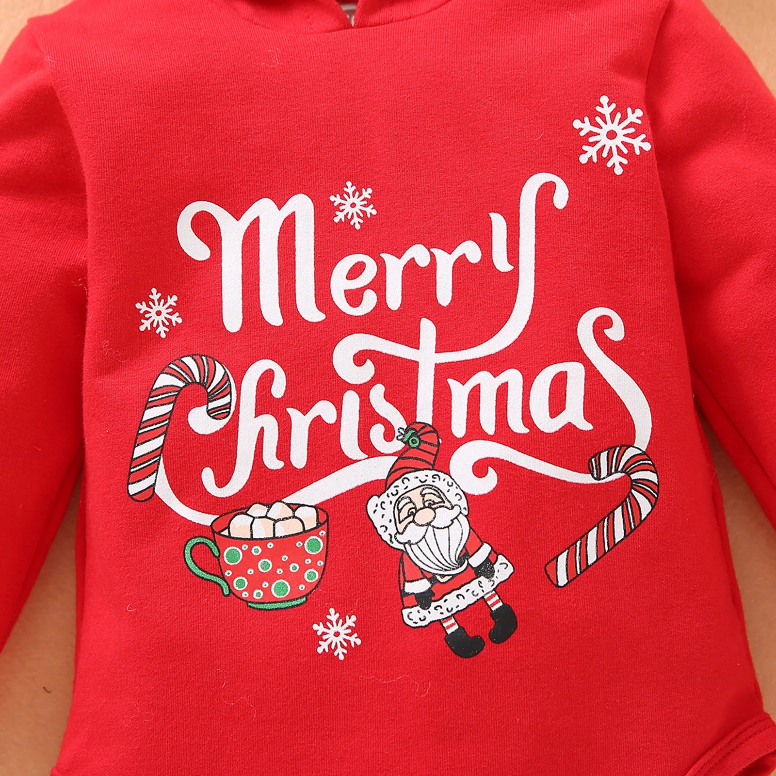 

Newborn Christmas Hoodie Rompers Antlers Cartoon Long Sleeve Jumpsuit for Infant Baby Boys Girls Rompers Hooded Overalls