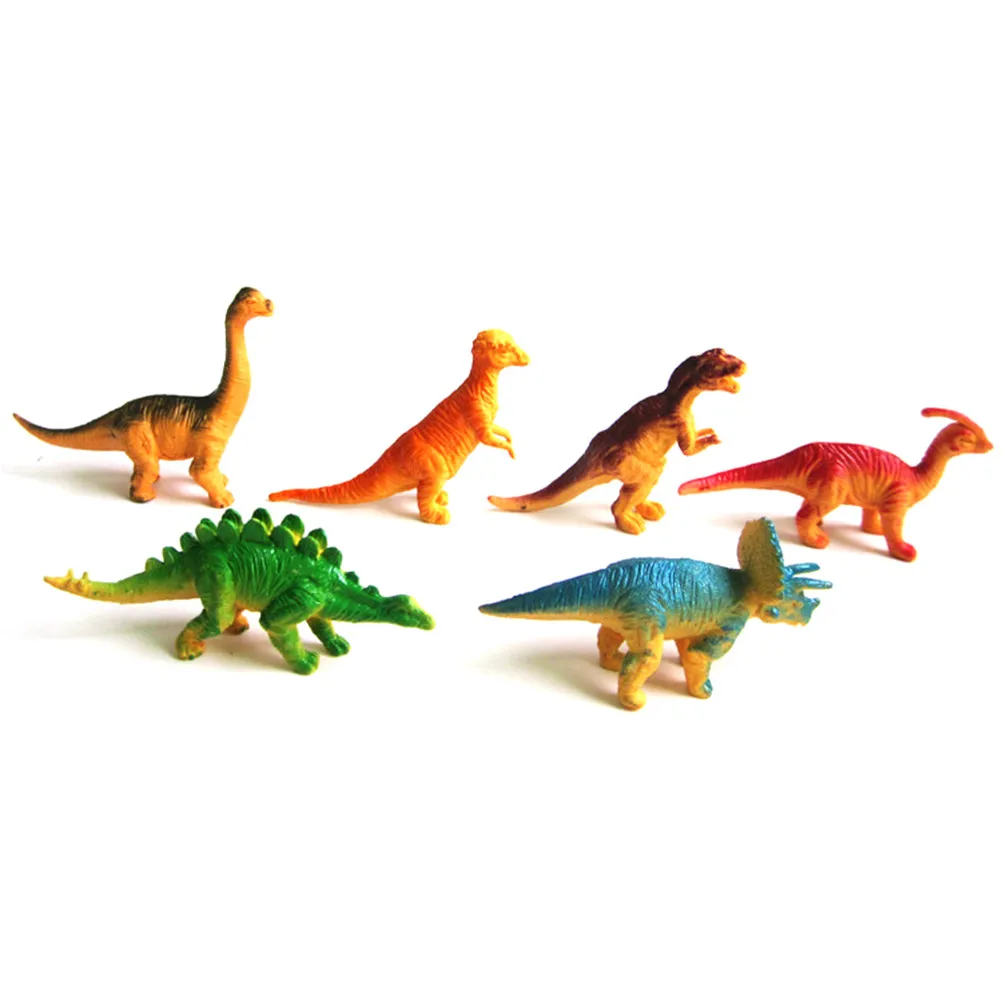 

6 шт модели цифр Динозавр Большой Ассорти динозавров Пластик игрушка