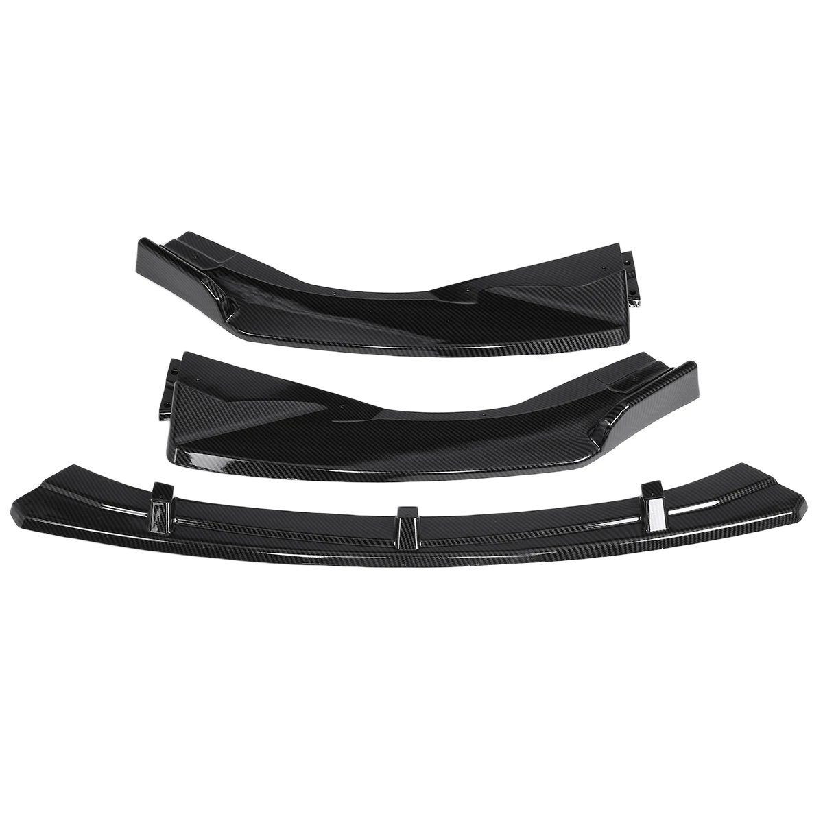 Сплиттер для губ переднего бампера автомобиля 2019 3 шт. комплект кузова спойлер
