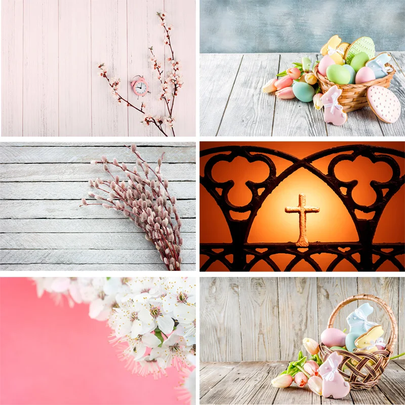 

ZHISUXI Vinyl Custom Photography Backdrops Prop scenery+ Flower and Wooden Planks Photography Background 190117SK-00010