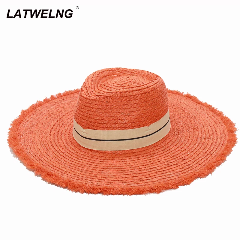 Популярный галстук краситель ручной работы Панама козырек шляпы для женщин с