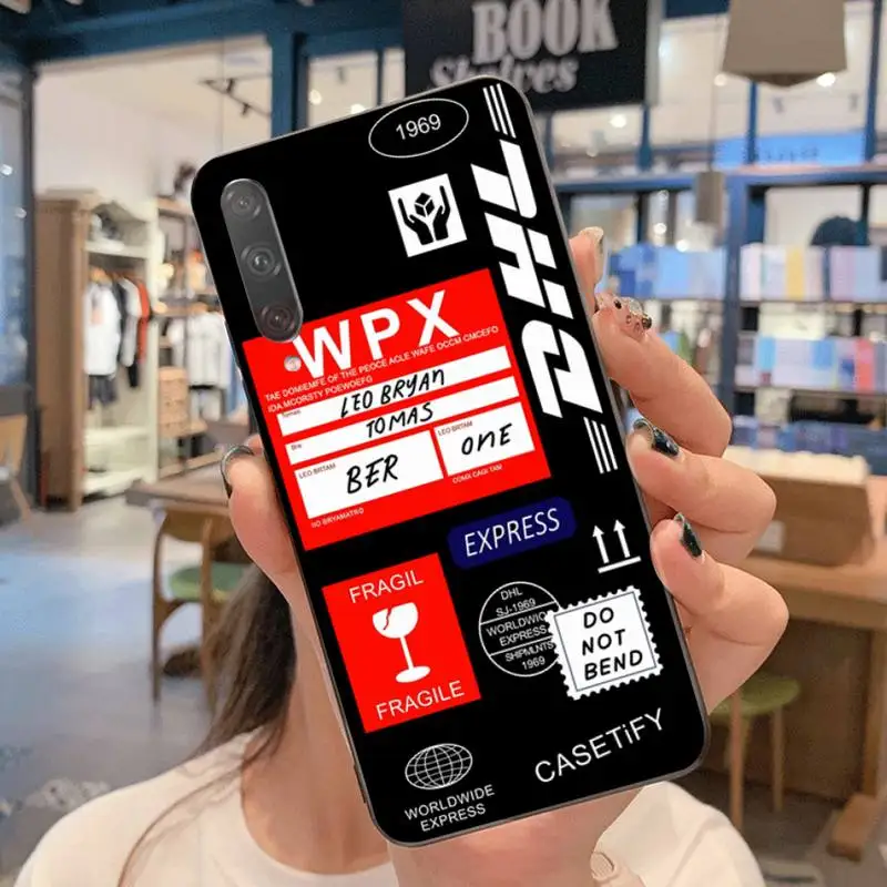 DHL Express чехол для телефона из мягкого силикона и ТПУ с этикеткой 50-го юбилейного