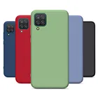 Чехол для samsung a 12, цветной жидкий Мягкий силиконовый чехол для телефона samsung galaxy a12 sm-a125fds 6,5 дюйма, противоударный чехол