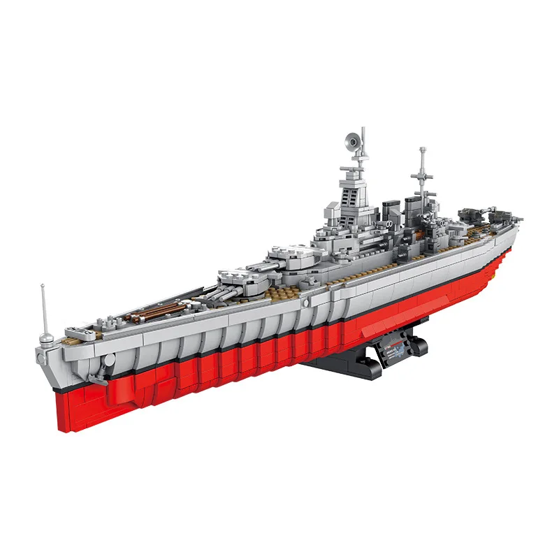 Военная модель Второй мировой войны серии Bismarck HMS капот класс боевой автомат