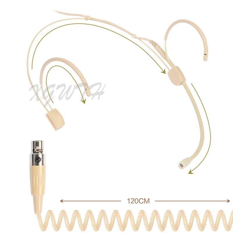 Головная гарнитура, конденсаторный микрофон, микрофон для Shure, Audio-Technica, Sennheiser, MiPro, беспроводной микрофон для караоке