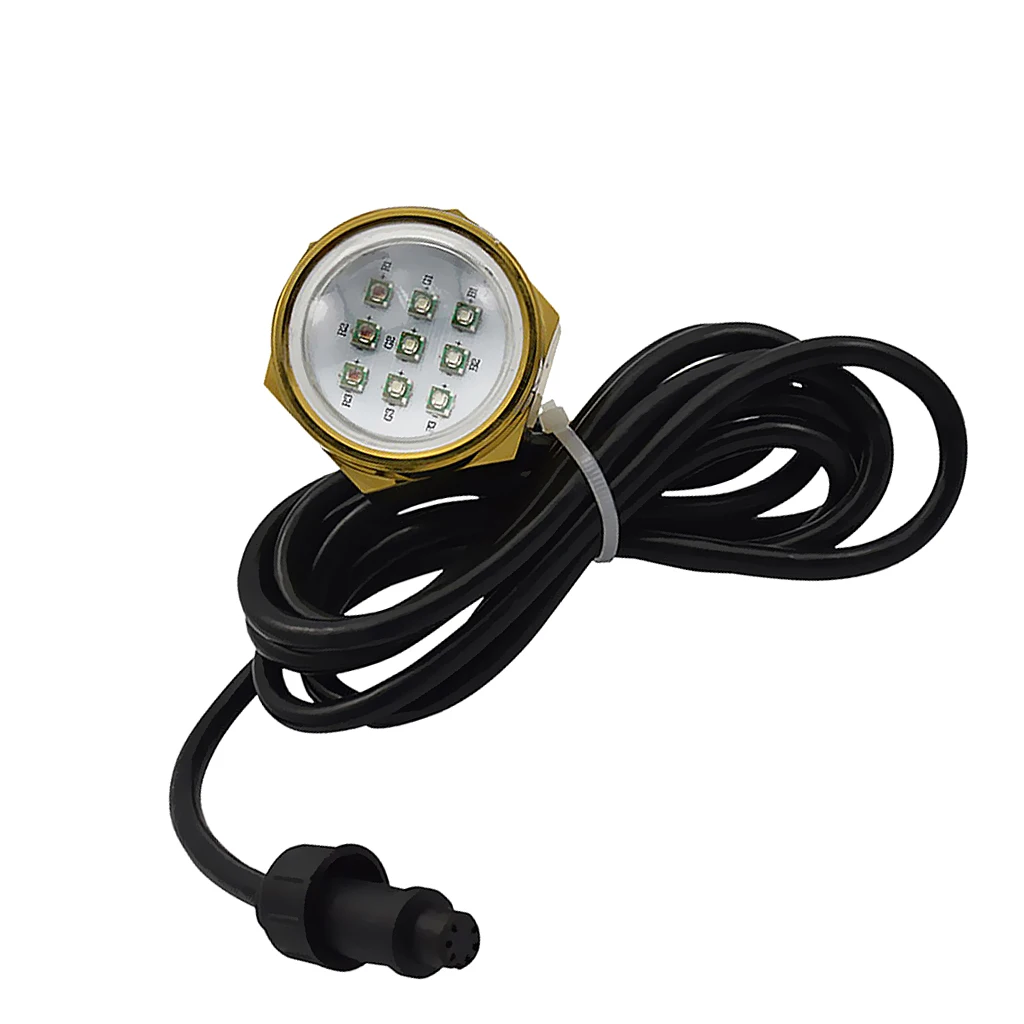 Лодка морской светодиодный дренажный плагин свет подводный RGB лампа