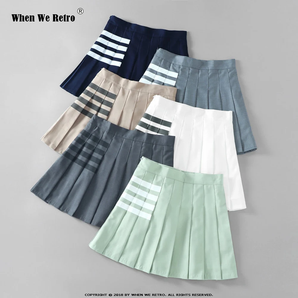 

Women Pleated Skirt Harajuku Preppy Style Short Mini Cute Japanese School Uniforms Ladies Jupe Kawaii Skirt Saia Faldas WF0213