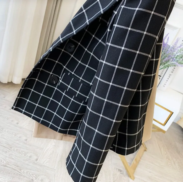 Новинка 2019 года Осенние клетчатые Лоскутные костюмы для мальчиков на свадьбу