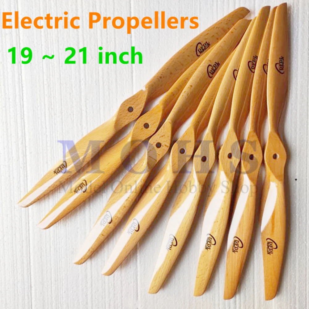 Деревянные пропеллеры 19 20 21 дюйма модели RC Буковые деревянные электрические