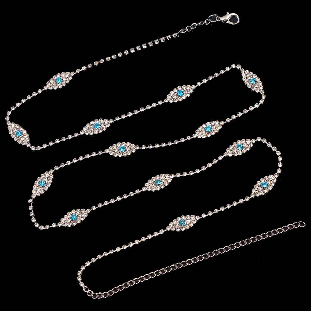 Цепочка на талию женская с кристаллами пикантное Ювелирное Украшение для тела