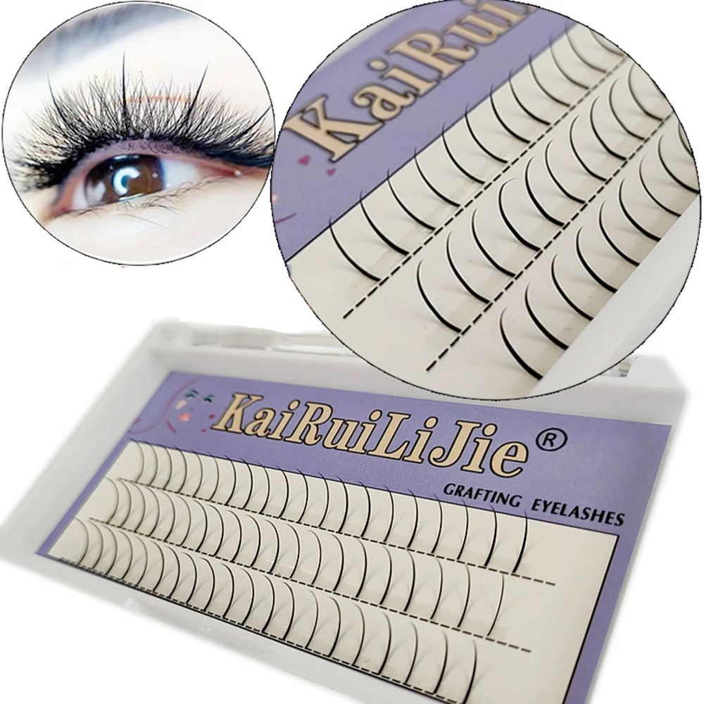 

Fairy Swallowtail Eyelashes Premium Natural Soft Fluffy Silk Glamour Eyelash Extension Grafting False Eyelashes