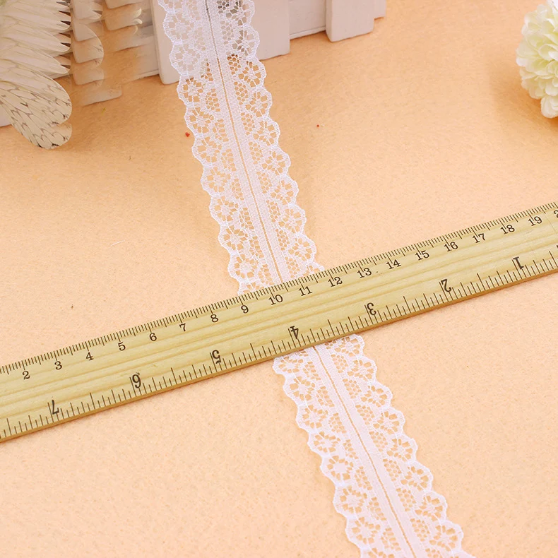 Рукоделие 30 мм 10 ярдов/Лот кружевная отделка ткань сделай сам вышитая сетка белая