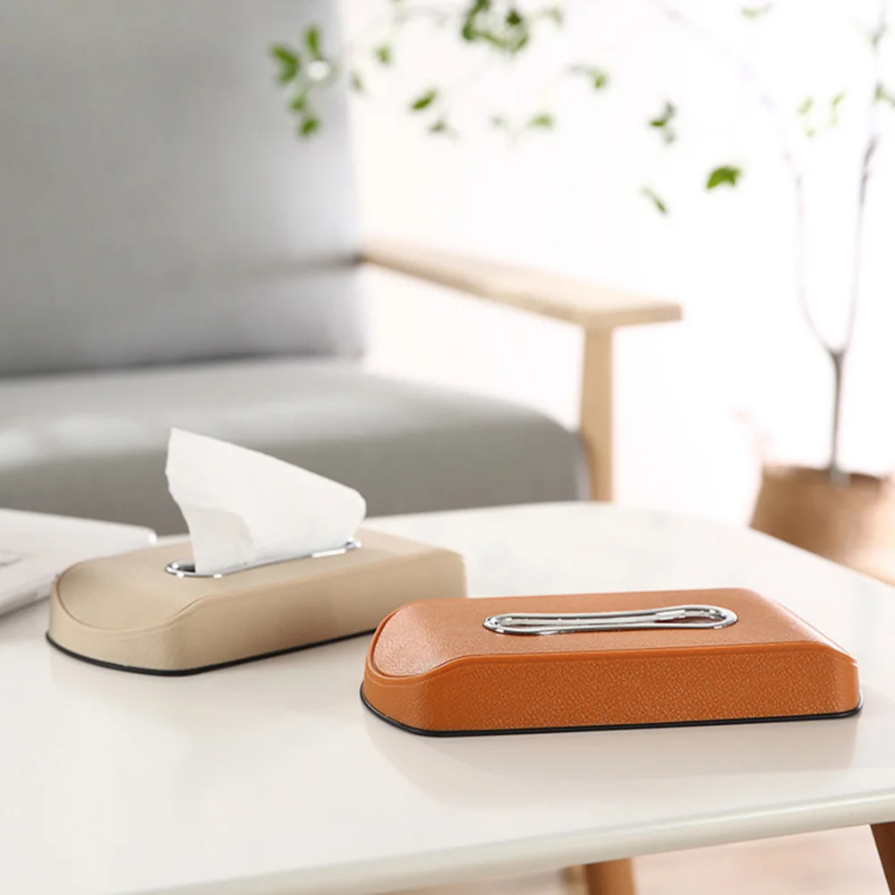 

Creative Car Tissue Box Fashion Napkin Case Delicate Paper Holder Case for Car Auto Home (Black)