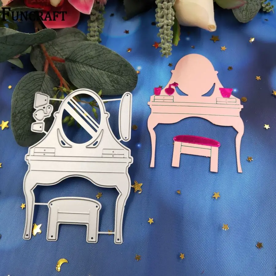 Изящный туалетный столик зеркальный стол металлические Вырубные штампы Alinacraft