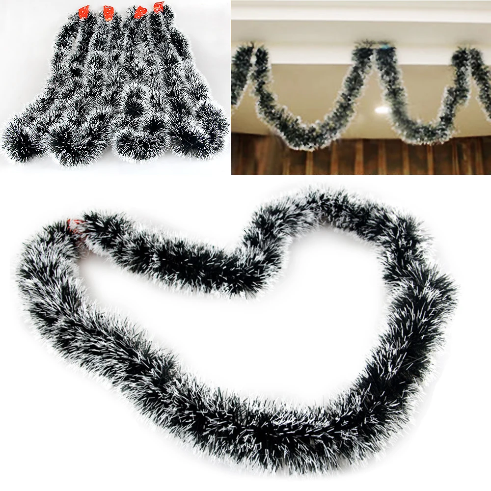 

2M Christmas Green Garland Decorations Xmas Fireplace Pine Tree Wreath Home Outdoor Indoor Thick Pine Branches 2