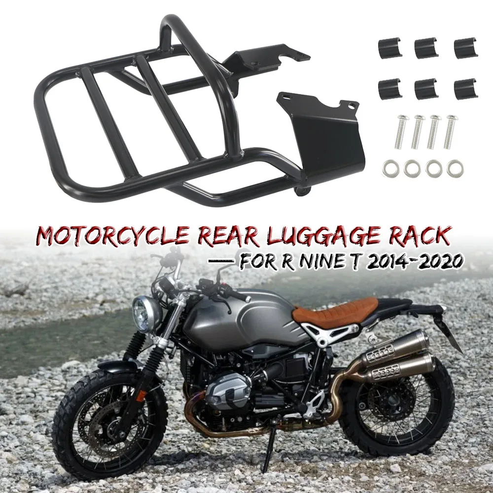 

Luggage Rack For BMW RNINET R nine T R9T R 9 T 2014-2020 Scrambler Pure Urban G/S Motorcycle Rear Seat Carrier with Handle Grip