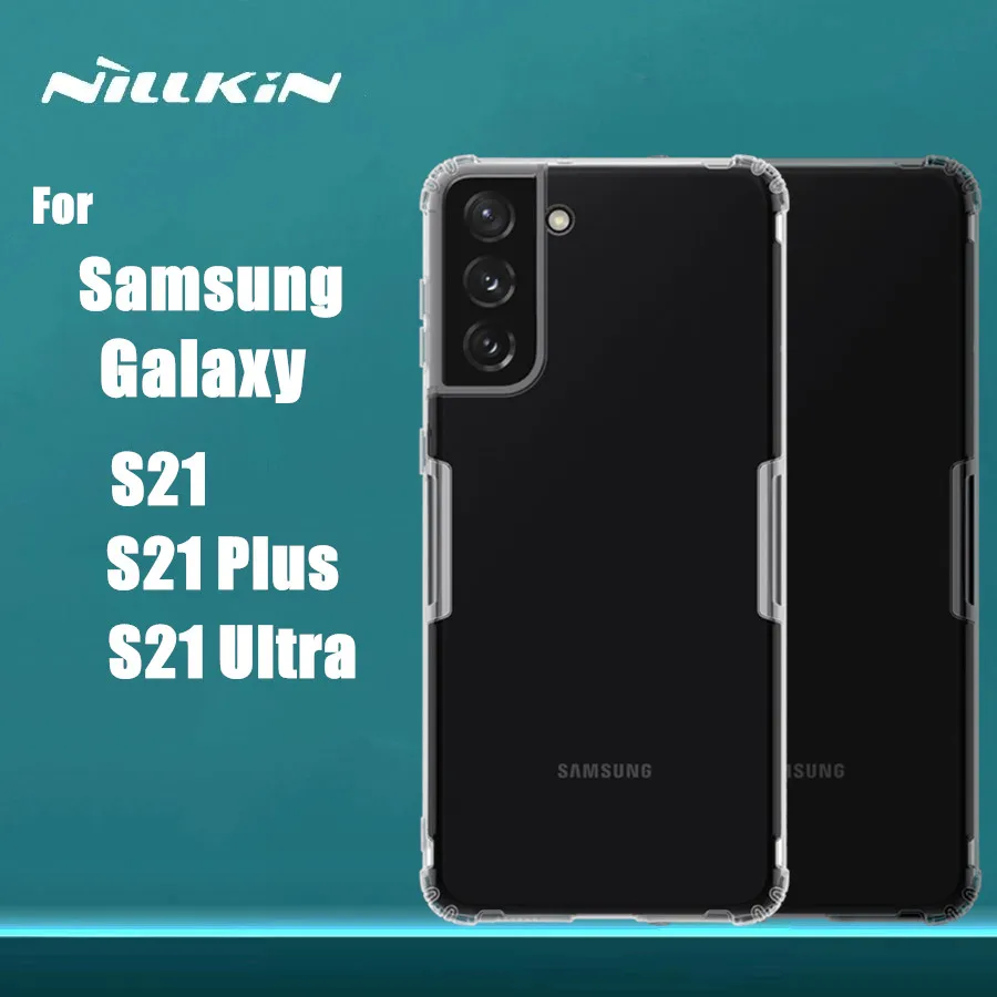 

Original Nillkin TPU 0.6mm Ultra thin Phone Cases for Samsung Galaxy S21 Plus S21 Ultra Nilkin Silicone Cover Crystal Clear Case
