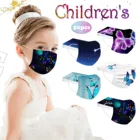 50 шт., одноразовые трехслойные маски-бабочки для детей