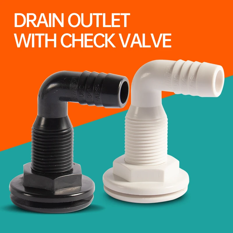 Морской дренажный Выход 90 ° отводящий дренаж для яхты морской канализационный