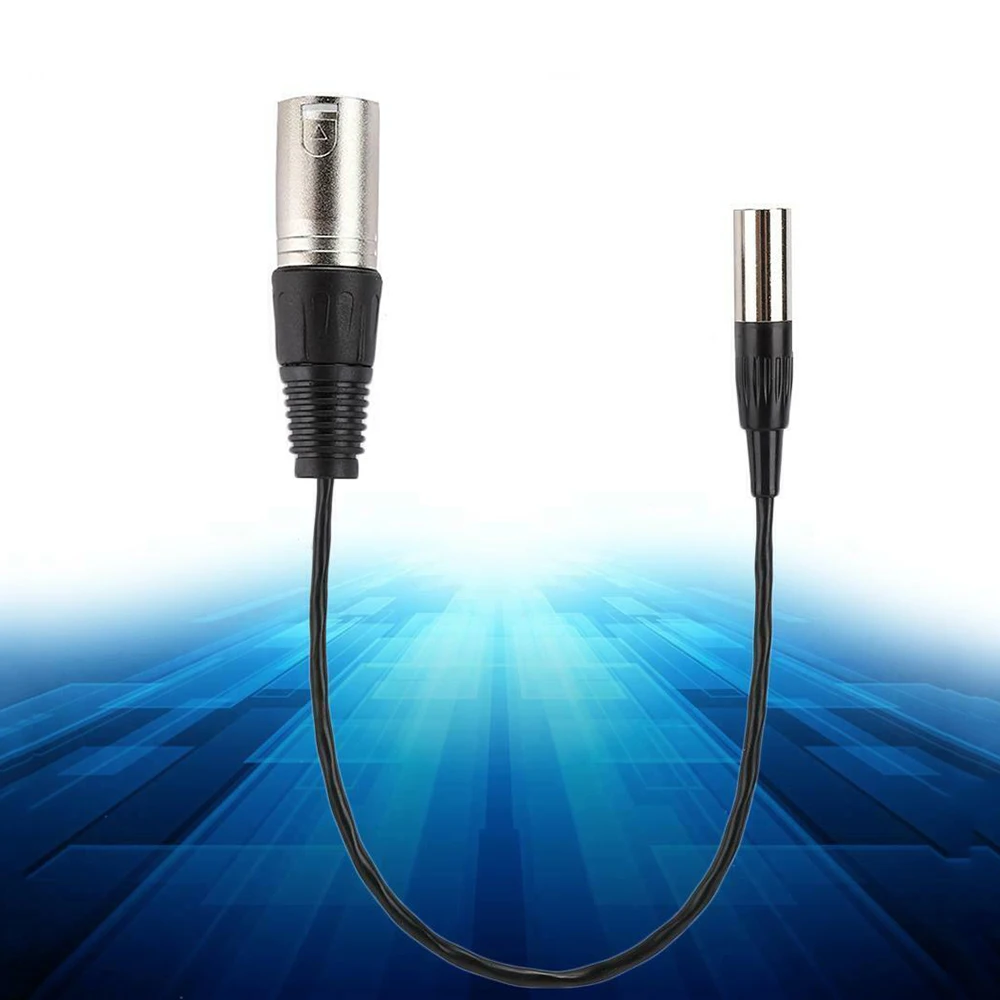 Аудиокабель 30 см Mini XLR 3-контактный штекер-гнездо для микрофона SLR камеры |