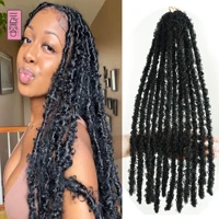 yunrong 12 14 20inches butterfly locs crochet hair extension nu braiding for black women synthetic soft faux locs braids