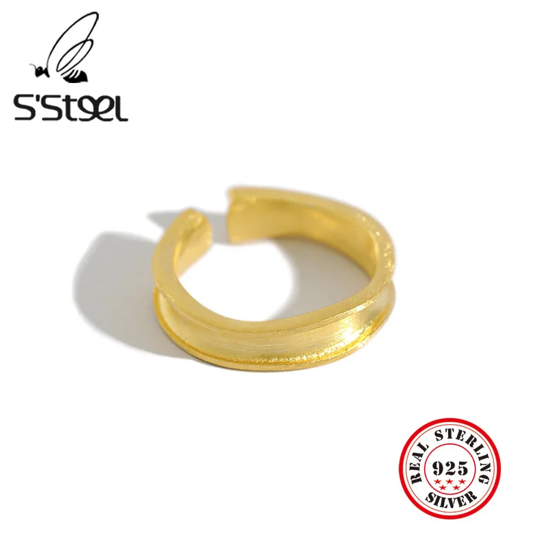 

Женские кольца из серебра 925 пробы, серебряные кольца с неровными краями