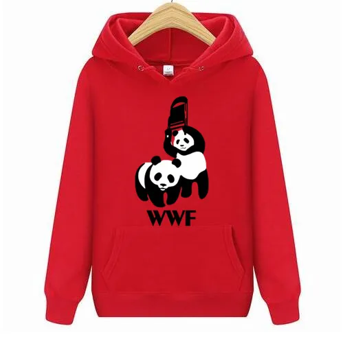 Бесплатная доставка мужские толстовки с рисунком панды и дикой природы женские