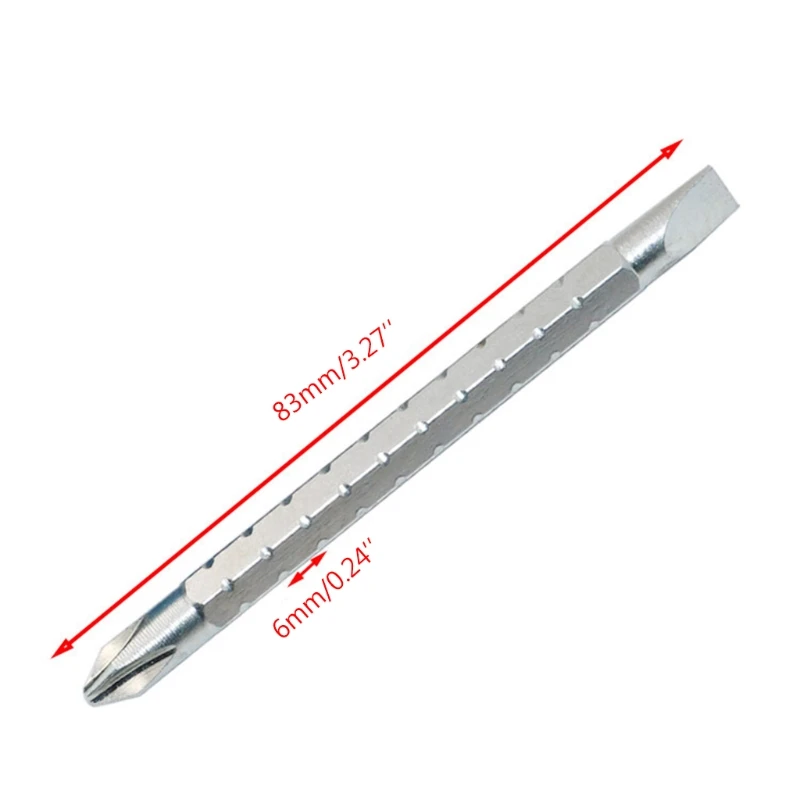 

OOTDTY 2pcs Slotted Phillips Slot Type Screwdriver Telescopic Small Cross Combination