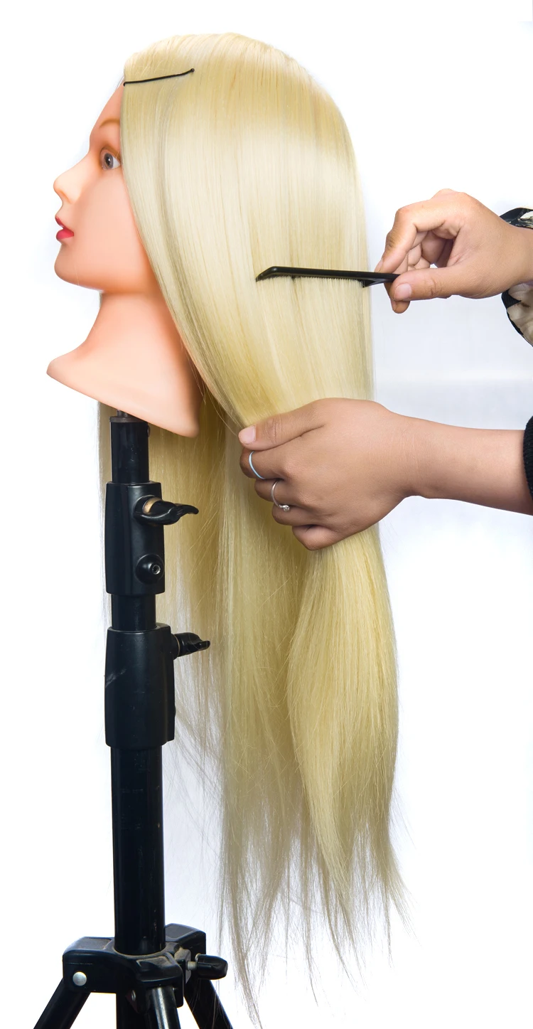 Mannequin Training Head head dolls for hairdressers hair synthetic mannequin hairstyles Female Hairdressing Styl |