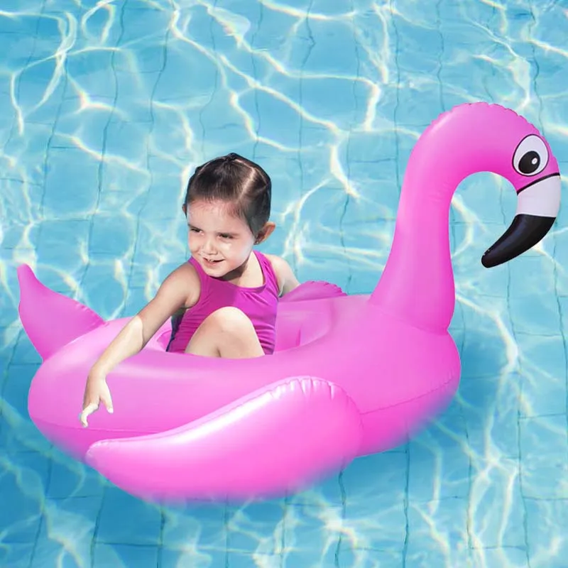Новые большие надувные плавающие пляжные круглые кольца для бассейна Фламинго