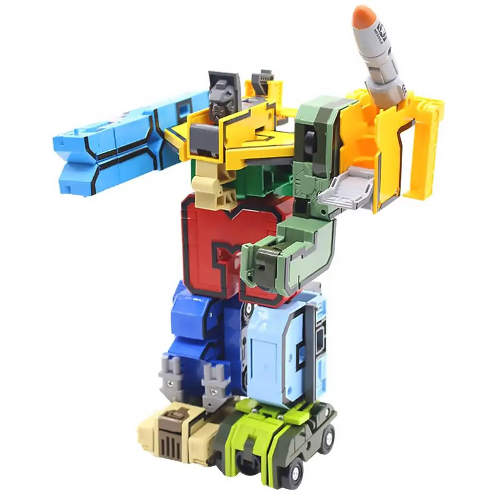 Шт. головоломки игрушки команда номер робот цифровой деформации дошкольного