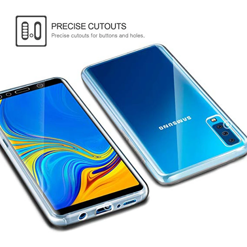 360 градусов полный корпус чехол для Samsung Galaxy S8 S9 плюс A6 A8 J4 J6 A7 2018 J2 s7 s6 edge Plus Note 8 9 4 5 10