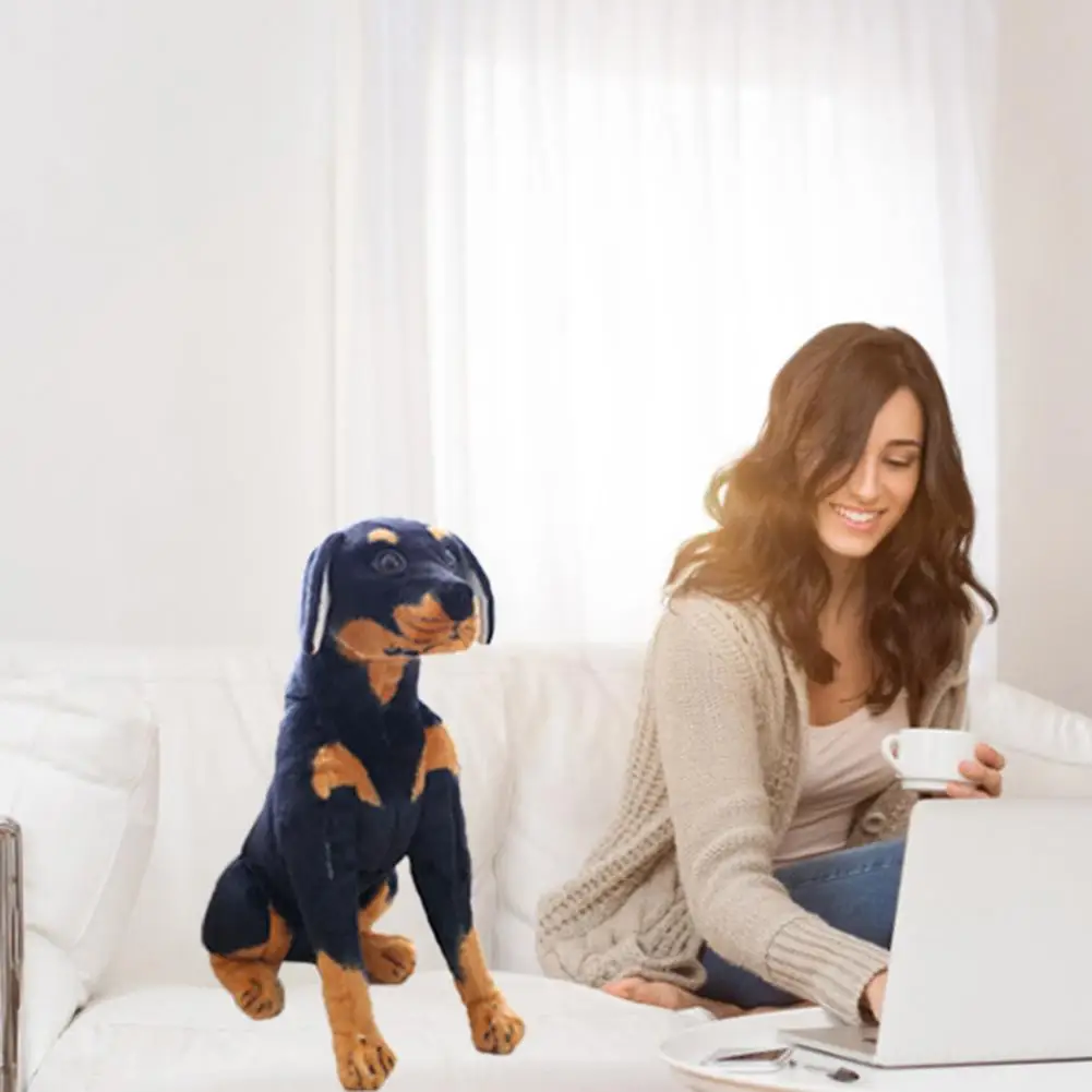 Имитация милые маленькими черными песиками дома Подставки для фотографий Декор